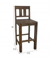 bar wood stool 