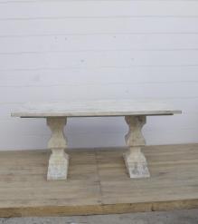 SOLID WOOD PEDESTAL DINING TABLE