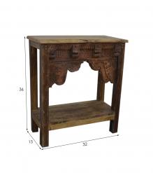SOLID RECLAIMED WOOD CONSOLE TABLE DECORATIVE