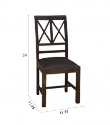 Wood  Leather Chair