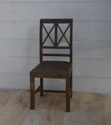 Wood  Leather Chair