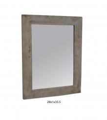 SOLID WOOD RECTANGULAR FRAME MIRROR