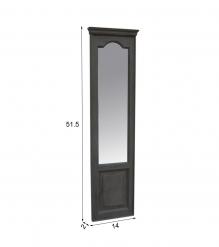 RECLAIMED SOLID WOOD PANEL FRAME & MIRROR