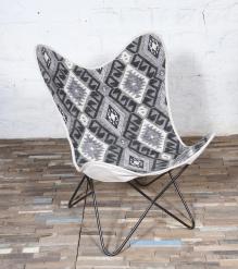 CANVAS & IRON BUTTERFLY CHAIR