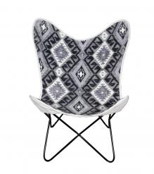CANVAS & IRON BUTTERFLY CHAIR