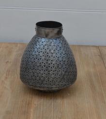 MOROCCAN STYLE METAL LATTICE TABLE LAMP