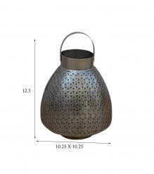 MOROCCAN STYLE METAL LATTICE TABLE LAMP