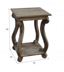 SOLID WOOD END TABLE SIDE TABLE