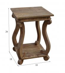 SOLID WOOD END TABLE SIDE TABLE