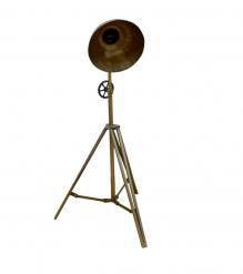 METAL TRIPOD ADJUSTABLE HEIGHT FLOOR LAMP