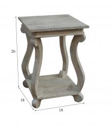 SOLID WOOD END TABLE SIDE TABLE