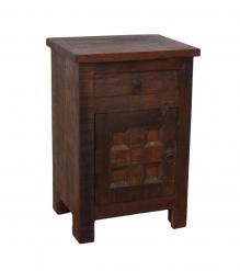 SOLID RECLAIMED WOOD SIDE TABLE NIGHTSTAND