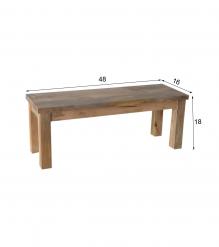 SOLID WOOD BENCH