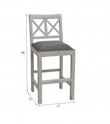 Counter Chair  fabric seat