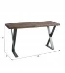 LIVE EDGE SOLID ACACIA CONSOLE / SOFA TABLE