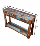 SOLID RECLAIMED TEAK WOOD CONSOLE 