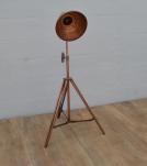 METAL TRIPOD ADJUSTABLE HEIGHT FLOOR LAMP