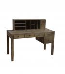2 PIECE SOLID WOOD DESK + ORGANIZER