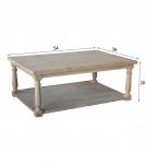 SOLID WOOD COFFEE TABLE - XL