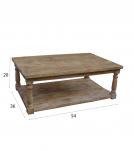SOLID WOOD COFFEE TABLE - XL
