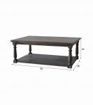 SOLID WOOD COFFEE TABLE - XL
