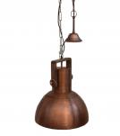 HANGING IRON + WOOD PENDANT LIGHT