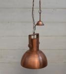 HANGING IRON + WOOD PENDANT LIGHT