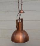 HANGING IRON + WOOD PENDANT LIGHT