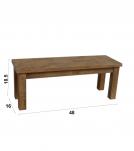SOLID WOOD BENCH