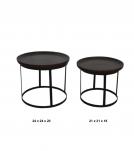 Nesting End Tables Set of 2, Side Table