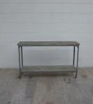 SOLID WOOD & IRON CONSOLE TABLE