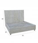 SOLID WOOD King Bed