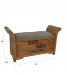 UPHOLSTERED STORAGE BENCH TRUNK