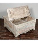 SOLID RECLAIMED WOOD COFFEE TABLE W/ STORAGE