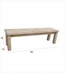 SOLID WOOD BENCH