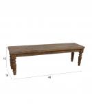 SOLID WOOD BENCH