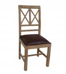 Wood  Leather Chair