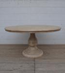ROUND SOLID WOOD DINING TABLE