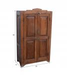  VINTAGE SOLID RECLAIMED TEAK WOOD CABINET