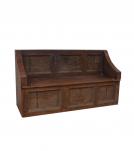 WOODEN BENCH WITH STORAGE