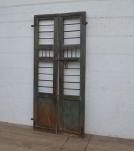 RECLAIMED TEAK WOOD & IRON DOOR (2 PIECES)