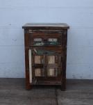 RECLAIMED WOOD 1 DRAWER END TABLE / NIGHTSTAND