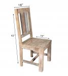SOLID HAND CARVED RECLAIMED TEAK CHAIR