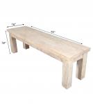 SOLID RECLAIMED TEAK WOOD BENCH