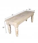 SOLID RECLAIMED TEAK WOOD BENCH