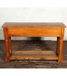 SOLID RECLAIMED TEAK WOOD 2 DRAWER CONSOLE TABLE