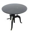 Round Iron Cranking Bar Table