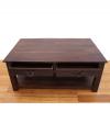 Classic Indian Rosewood 2-Drawer Coffee Table