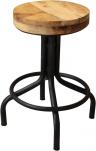 IRON WOODEN STOOL