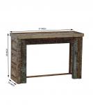 SOLID RECLAIMED TEAK WOOD CONSOLE TABLE